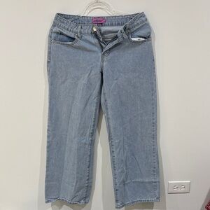 Edikted Light Blue Baggy Jeans
